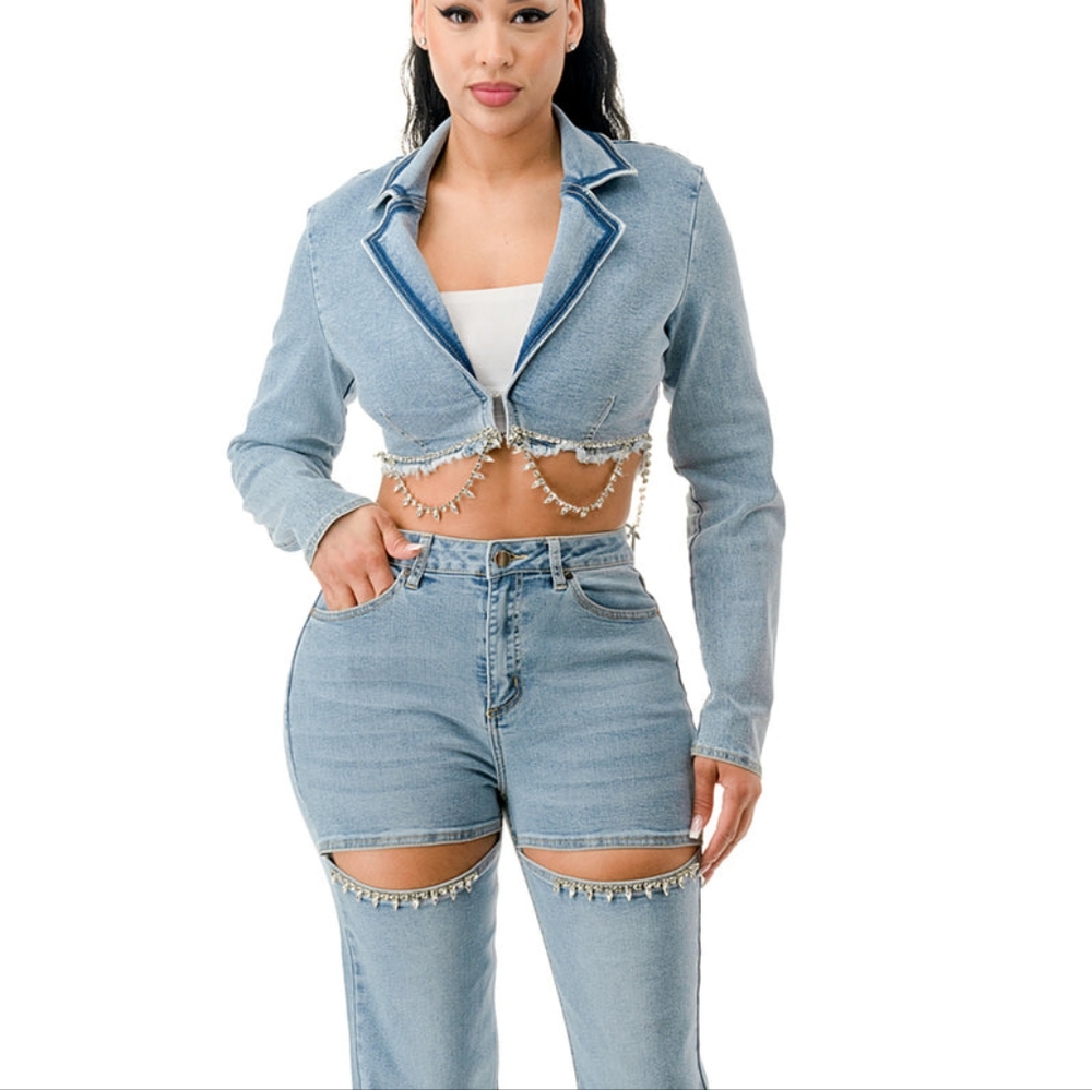 Bling Denim set